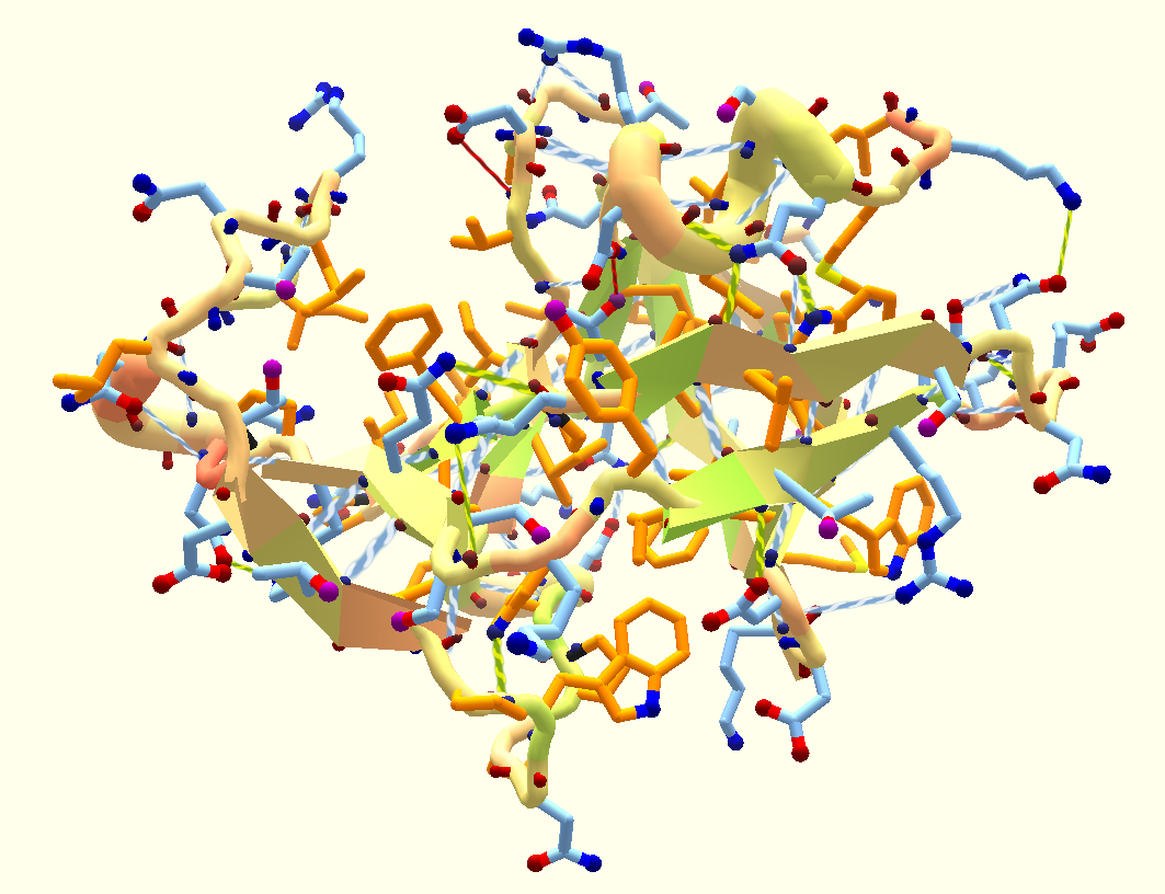 Crystal structure of a monomeric retroviral protease solved by protein folding game players