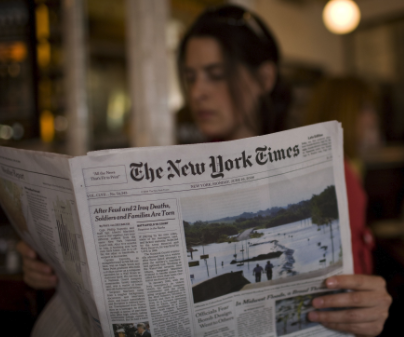 End-of-year profile in The New York Times