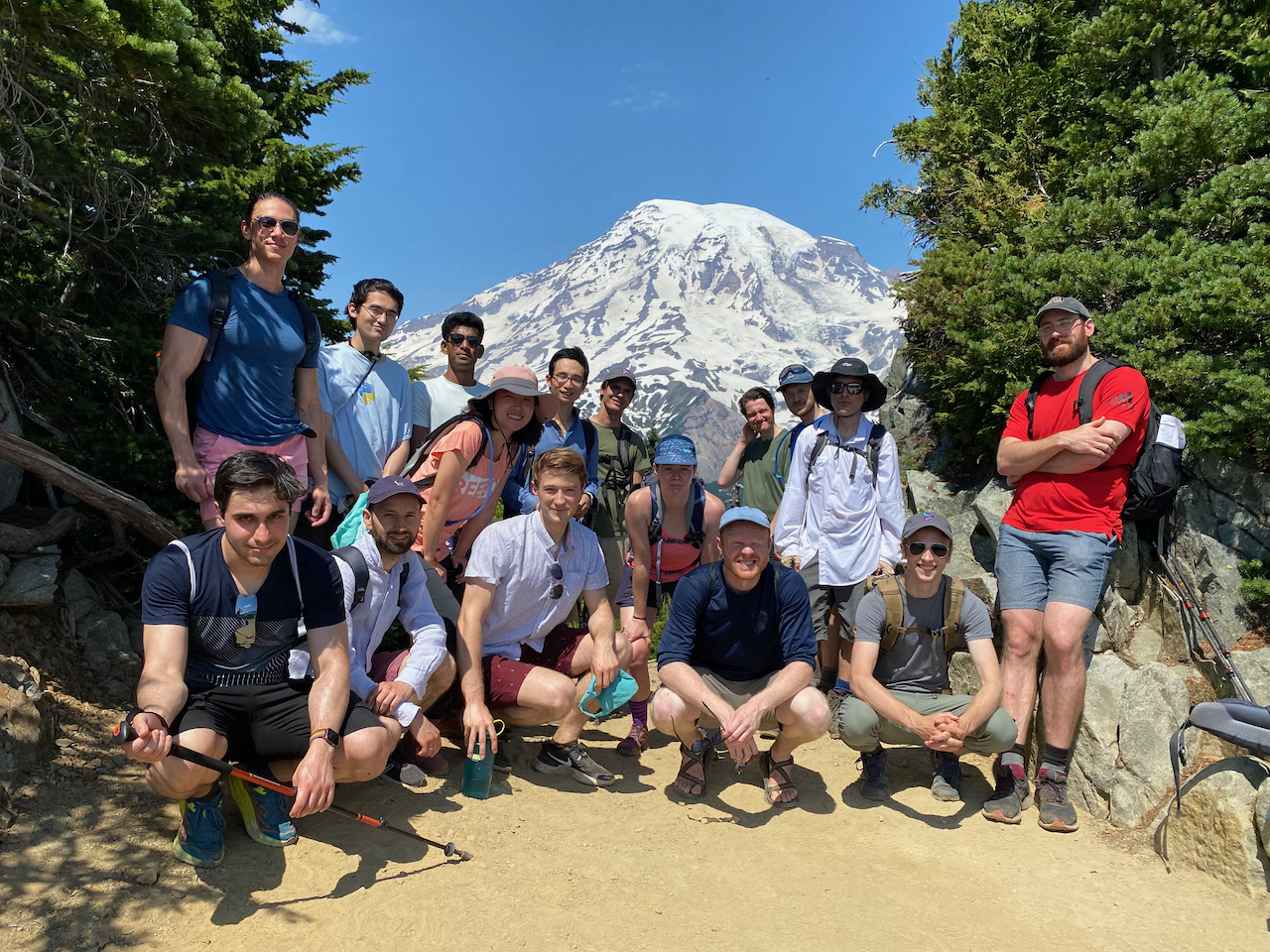 Lab retreat at Pack Forest
